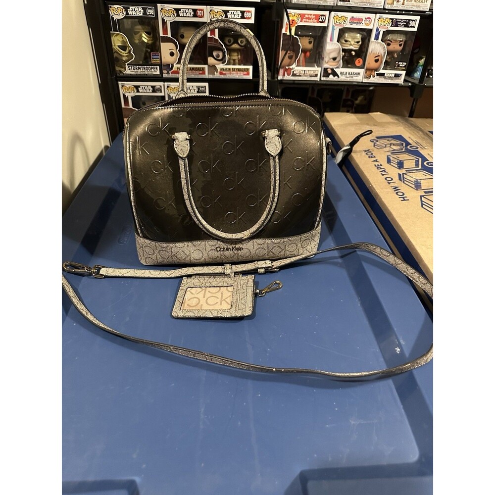 Calvin Klein Patent Satchel